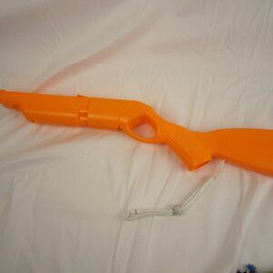 Nintendo Wii TOP Shotgun Gun Rifle Controller Accessory Orange No Logo